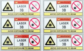 警告標識不干膠標簽